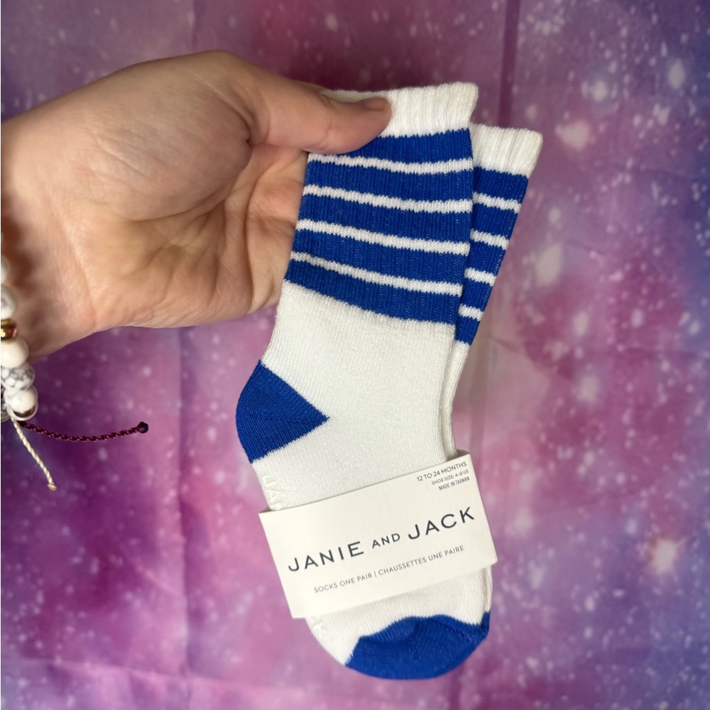 New Janie and Jack socks size 12-24 months 🛍